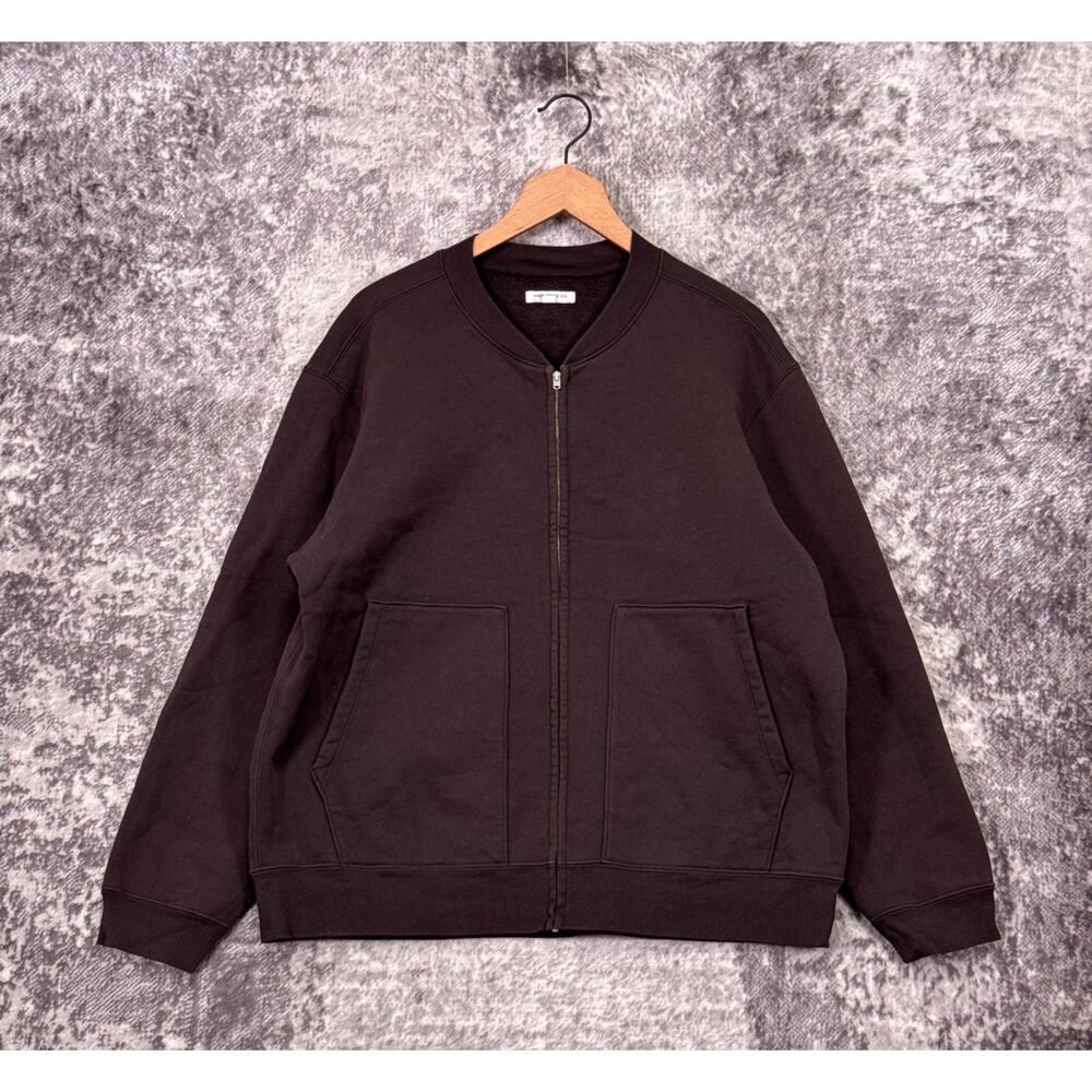 Lady White Co Zip Crewneck Sweatshirt 42 / XL Mens Brown Jacket